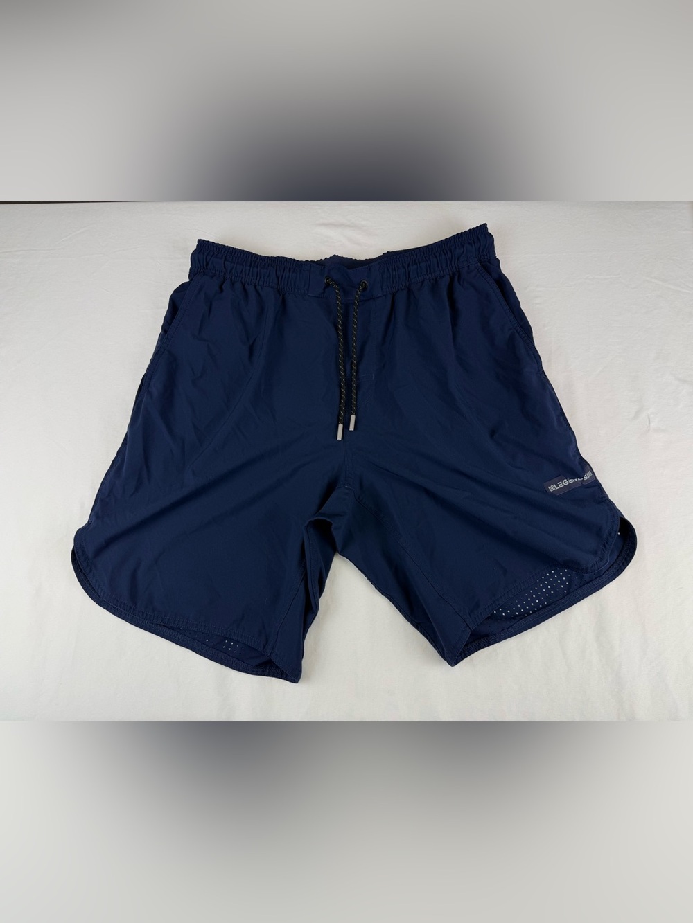 Legends Luka Men's Navy Athletic Shorts with Drawcord Waist